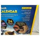 New National Geographic Dinosaur Advent Calendar with 24 Dinosaurs and T-Rex Tooth Replica