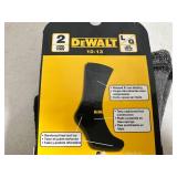 2 New Pairs of Dewalt Crew Work Socks