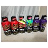 6 New 5 Hour Energy Shots - 3 Flavors