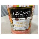 New 18 oz Tuscany Premium Candle with Essential Oils