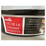 New Large Enamel Roaster Pan with Lid