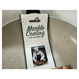 New 9.5 inch Non-Stick Aluminum Marble Coating Frying Pan