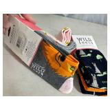 6 New Pairs of Cute Novelty Socks - Fox and Rabbits!