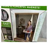 New Magic Mesh Hands-Free Magnetic Screen Door - Double Size