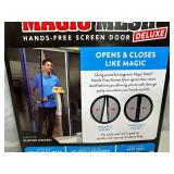 New Magic Mesh Hands-Free Magnetic Screen Door - Deluxe