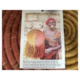 3 New Handmade Woven Basket / Wall Decor - $90 retail
