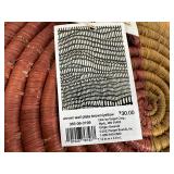 3 New Handmade Woven Basket / Wall Decor - $90 retail