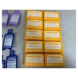30 New Dr Bronners Travel Sized Liquid and Bar Soaps
