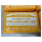 30 New Dr Bronners Travel Sized Liquid and Bar Soaps