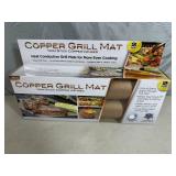 New Pack of 2 Copper Infused Grilling / Baking Mats