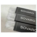 3 New Sets of Sovaro Reusable Straws with Cleaning Brushes