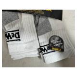 4 New Pairs Dewalt Work Socks