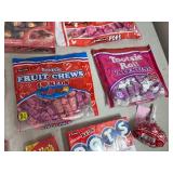Assorted Candy, Chocolate Covered Cherries, Dots, Tootsie Pops, Fruit Chews, and More