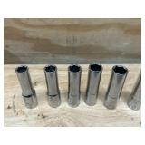 CRAFTSMAN V SERIES 13 PC Deep Socket Set- 1/2" Drive (12 through 25)