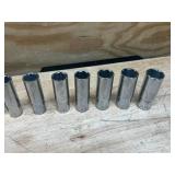CRAFTSMAN V SERIES 13 PC Deep Socket Set- 1/2" Drive (12 through 25)