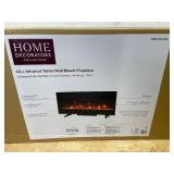 Home Decorators Collection 42 in. Wall Mount Electric Fireplace (Retails for $199)