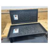 TRAFFICMASTER Lot of 2- Manor Black 17 in. x 35 in. Rubber Boot Trays
