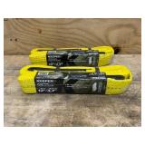 KEEPER Lot of 2- 2 in. x 12 ft. 1 Ply Lift Slings with Flat Loop