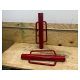 EVERBILT Lot of 2- 3 in. x 9 in. x 24 in. Metal Fence Post Drivers