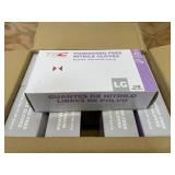 Case of TAC Powdered Free Nitrile Gloves Size Large