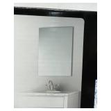 DELTA 24" X 31" Frameless Rectangular Deluxe Glass Bathroom Vanity Mirror