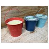 PATIO ESSENTIALS Lot of 3- Citronella Candles