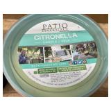 PATIO ESSENTIALS Lot of 3- Citronella Candles