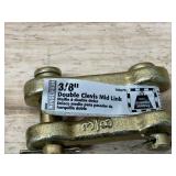 KINGCHAIN Lot of 5- 3/8" Double Clevis Mid Link