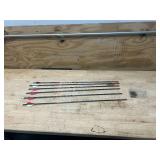 BlackOut Lot of 6- MX3 Hunter Micro Diameter Carbon Arrows