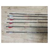 BlackOut Lot of 6- MX3 Hunter Micro Diameter Carbon Arrows
