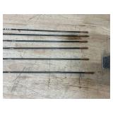 BlackOut Lot of 6- MX3 Hunter Micro Diameter Carbon Arrows