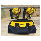 DEWALT Lot of 2- DCN680 Brushless 18GA Brad Nailers (Tool Only)