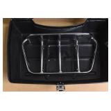 Black Motorcycle Trunk Tour Pack