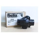 RELIABLE 2-1/2in Swing Check Valve w/ 1/2in Drain