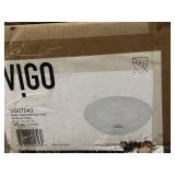 VIGO Glass Vessel Bathroom Sink - Tempered Glass