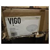 VIGO Glass Vessel Bathroom Sink - Tempered Glass
