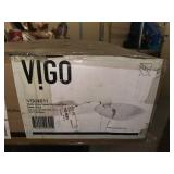 VIGO Matte Stone Vessel Bathroom Sink - Model VGG4011