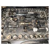 Hart Tool Set with Sockets, Ratchets, and Wrenches in Hard Case