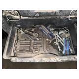 Hart Tool Set with Sockets, Ratchets, and Wrenches in Hard Case