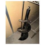 Heavy-Duty Steel Auger Bit for Post Hole Diggers