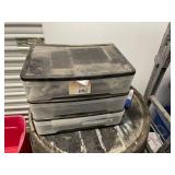 Collection of Key Blanks in Storage Bins