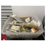 Large Collection of Door Hardware Including Latch Protectors and Strike Plates