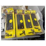 Large Collection of Door Hardware Including Latch Protectors and Strike Plates