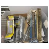 Large Collection of Door Hardware Including Latch Protectors and Strike Plates