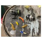 Vintage Fishing Reel and Lure Collection