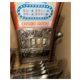 Vintage Casino Royal Slot Machine by WACO, Made in Japan Approximately 18" tall