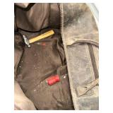 Vintage Distressed Leather Duffel Bag Made in India