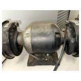 Used Bench Grinder with Dual Grinding Wheels