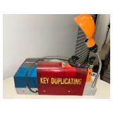 Vintage Key Duplicating Machine with Integrated Light