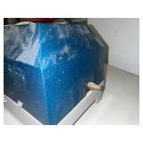 Vintage Key Duplicating Machine with Integrated Light